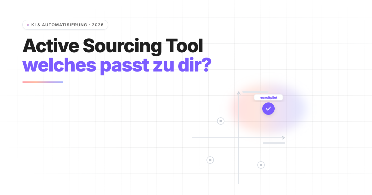 Active Sourcing Tool für Personalberater — Vergleich 2026