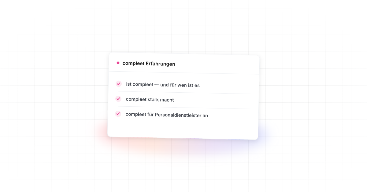 compleet vs. recruitpilot – Vergleich im DACH-Recruiting