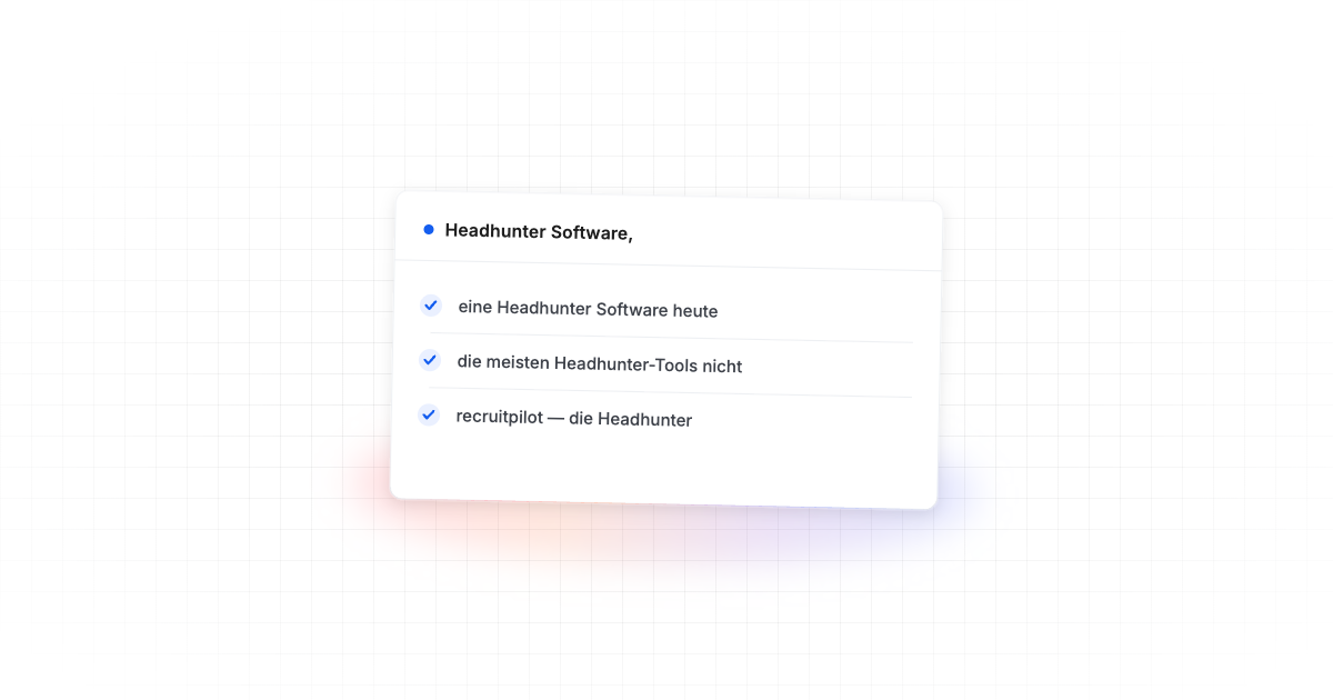 Headhunter Software im Überblick