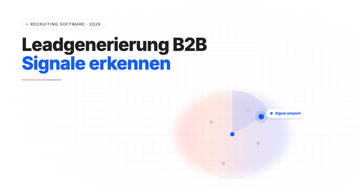 Leadgenerierung B2B für Personaldienstleister