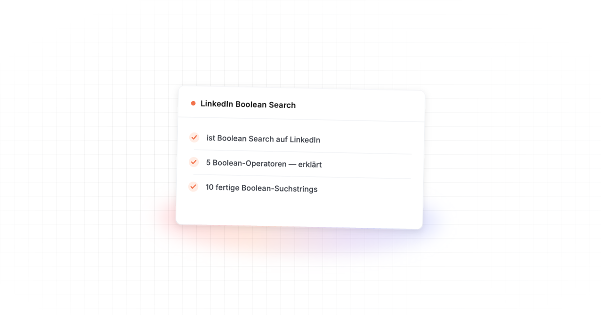 LinkedIn Boolean Search für Recruiter – im Überblick