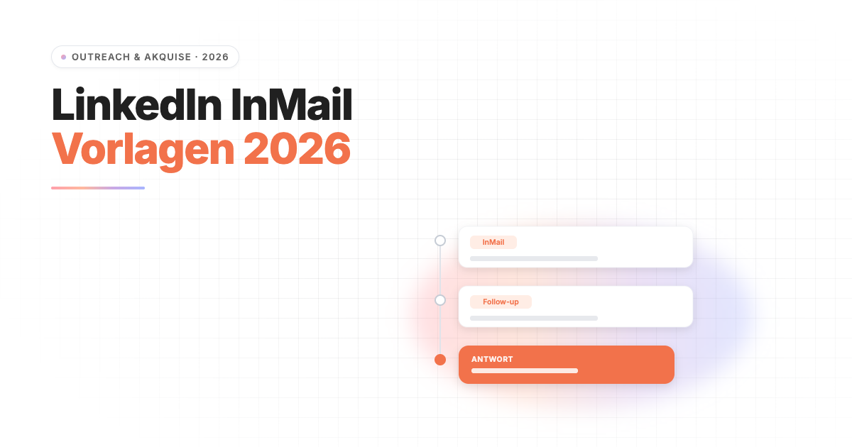 LinkedIn InMail Vorlagen für Recruiter 2026: 15+ Templates, die Antworten bringen