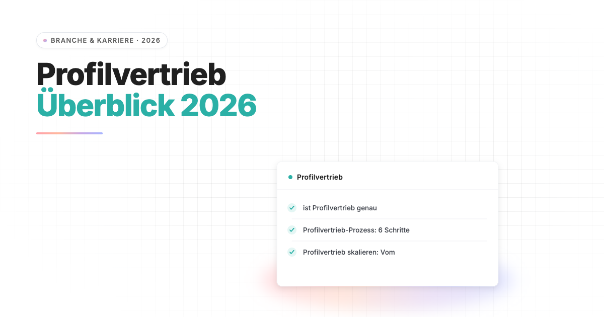 Profilvertrieb Personaldienstleister: Der komplette Guide