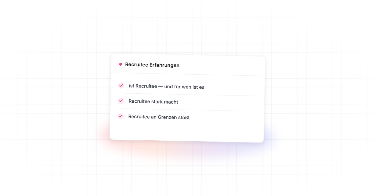 Recruitee vs. recruitpilot – Vergleich im DACH-Recruiting