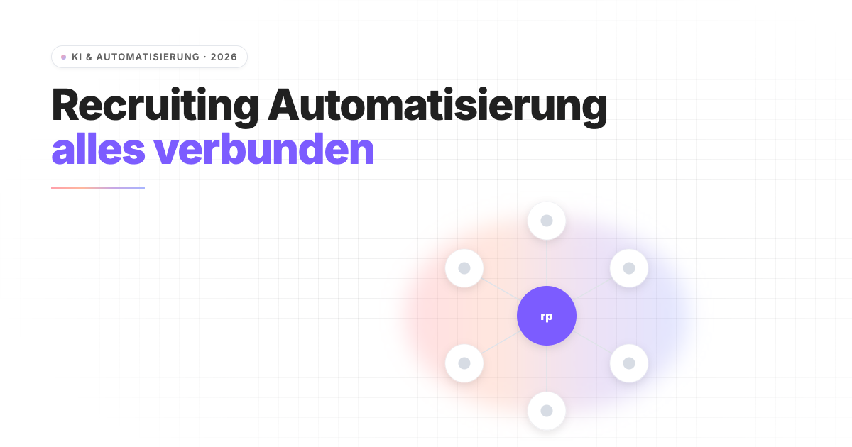 Recruiting Automatisierung 2026 — Was sich automatisieren lässt & was nicht