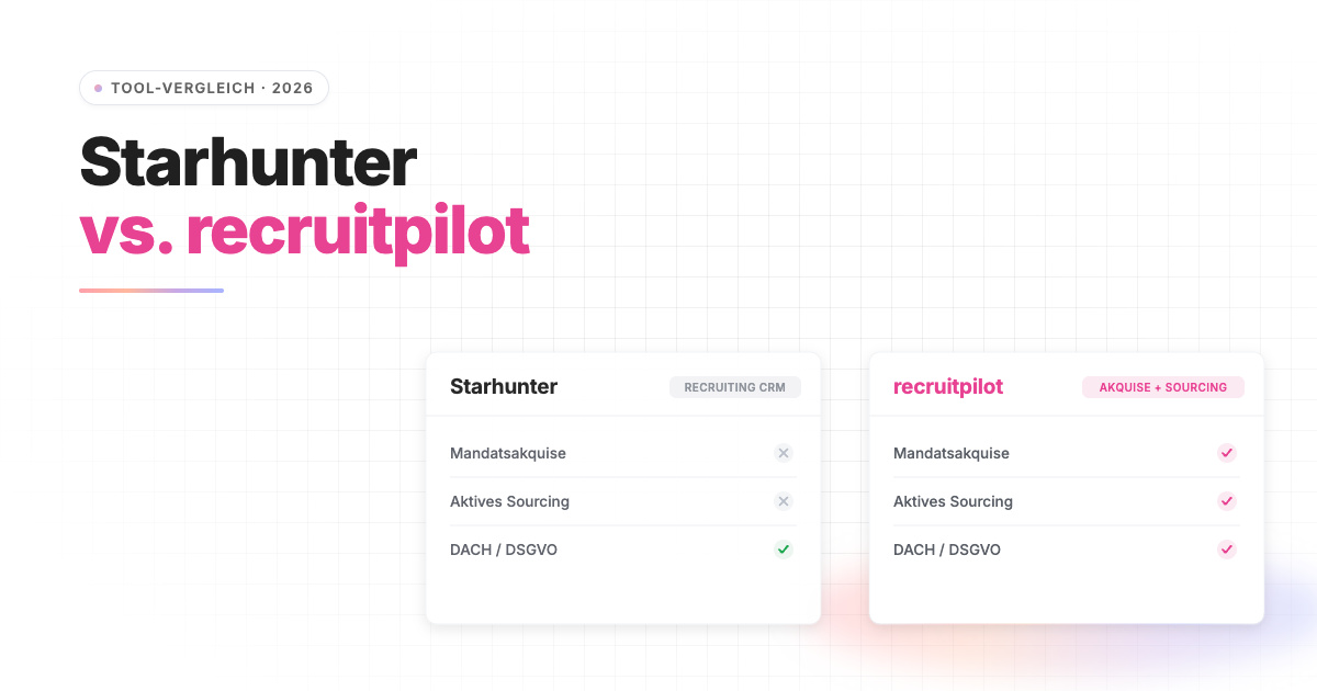 Starhunter Alternative: Wann Personalberater mehr brauchen als ein CRM