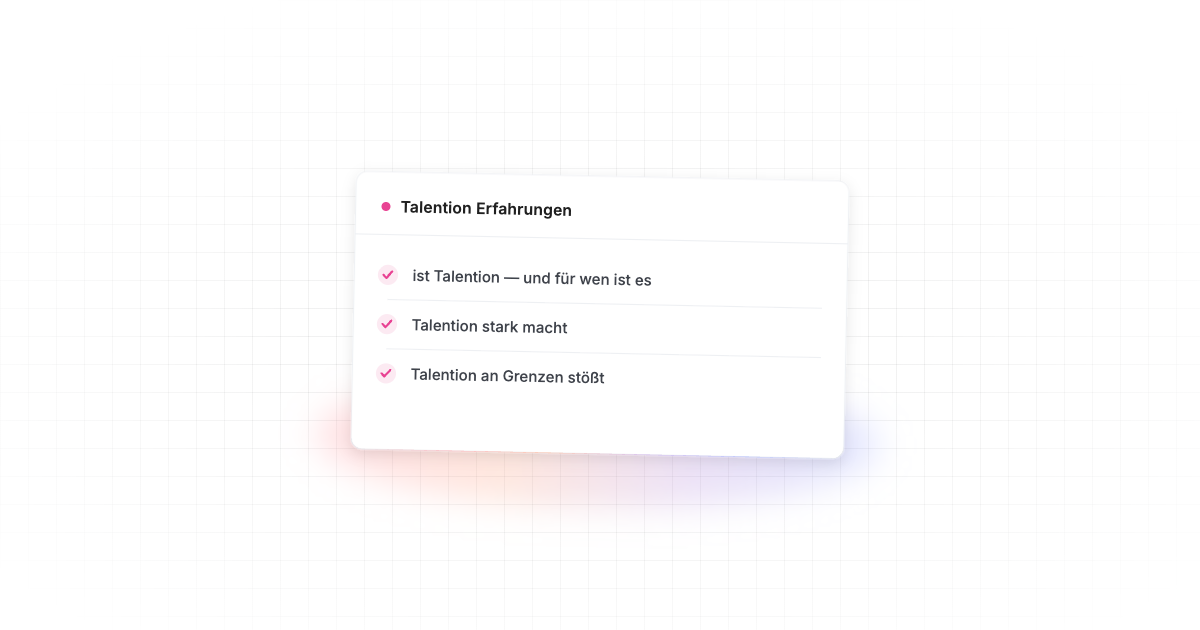 Talention vs. recruitpilot – Vergleich im DACH-Recruiting