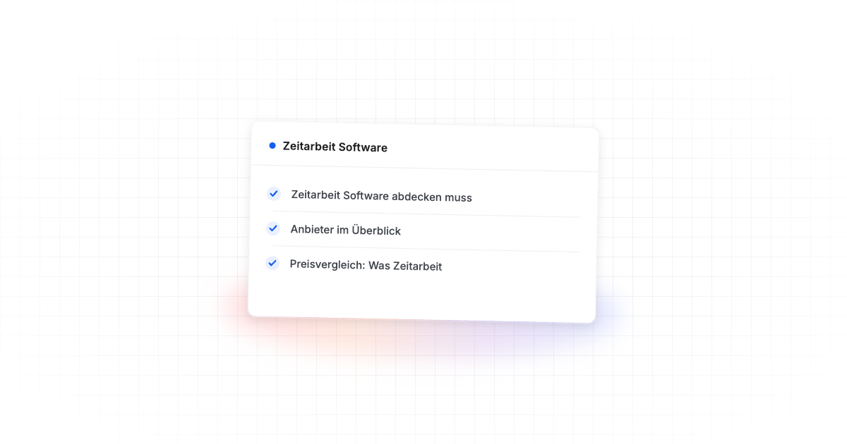 Zeitarbeit Software – im Überblick